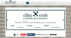 Desktop Screenshot of eliteconstrucciones.net