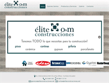 Tablet Screenshot of eliteconstrucciones.net